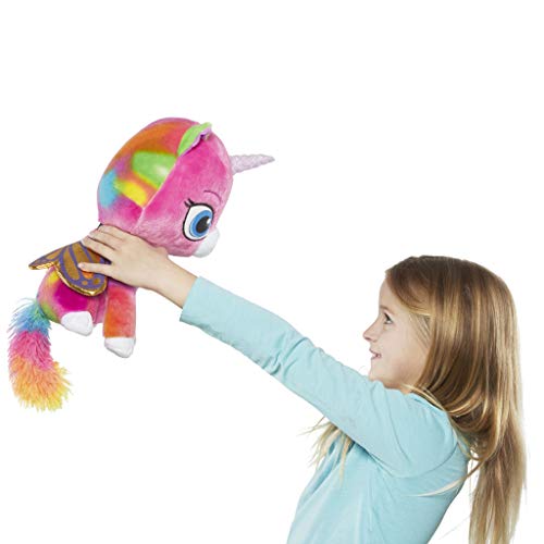 Rainbow Butterfly Unicorn Kitty Fabulous Felicity Huggable Plush Toy, Multi Colered