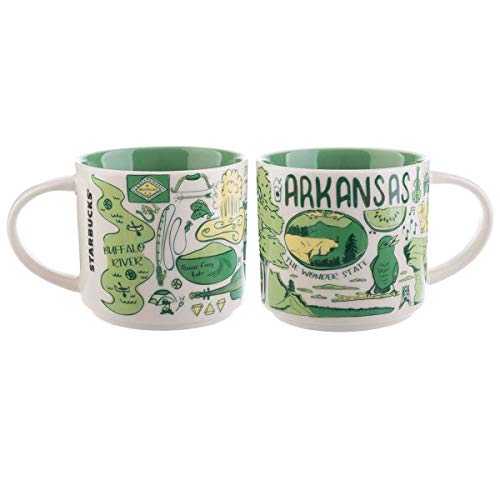 Starbucks ARKANSAS Been There Series Across The Globe Collection Ceramic Coffee Cup