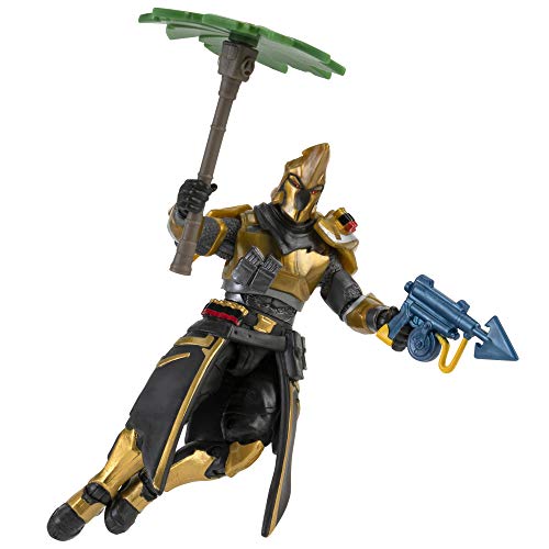 Fortnite 4" Ultima Knight Hot Drop Action Figure - 25+ Articulation Points, Vanquisher Tool, Palm Leaf Glider, Dragoncrest Bling & 5 Weapons