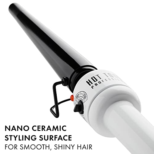 HOT TOOLS Professional Nano Ceramic Curling Iron for Shiny Curls