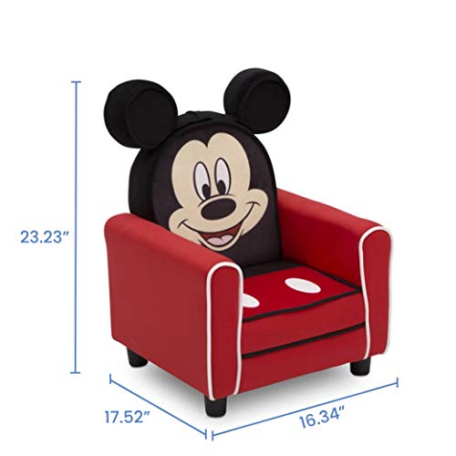 Delta Children Figural Upholstered Kids Chair, Disney