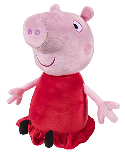 Peppa Pig PEP0726 Pig Peppa Deluxe Cuddly Toy, Soft Plush Figure, Approx. 55 cm, Plush Figure for Sleeping, Stuffed Toy for Playing, Original Plush Toy for Children from 24 Months