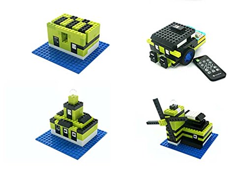 Microduino Itty Bitty City, Educational STEM Toy to Learn Building, Coding and Electronics, 8-in-1 Creativity Project for Kids Aged 10+