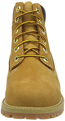 Timberland 6&quot Premium Waterproof Boot Core (Toddler/Little Kid), Wheat Nubuck, 27 US Unisex