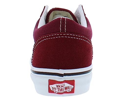 J Old Skool (9AK) Pomegranate/True White Size 7