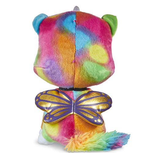 Rainbow Butterfly Unicorn Kitty Fabulous Felicity Huggable Plush Toy, Multi Colered