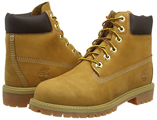 Timberland 6&quot Premium Waterproof Boot Core (Toddler/Little Kid), Wheat Nubuck, 27 US Unisex