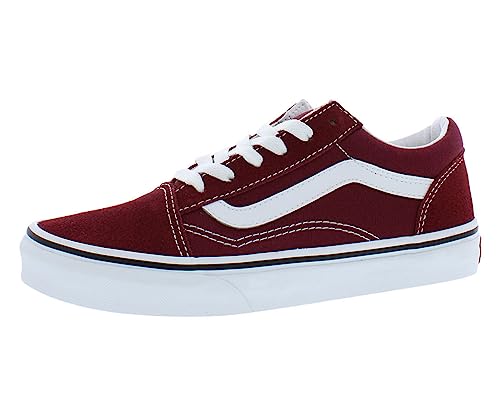 J Old Skool (9AK) Pomegranate/True White Size 7