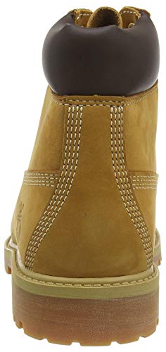 Timberland 6&quot Premium Waterproof Boot Core (Toddler/Little Kid), Wheat Nubuck, 27 US Unisex