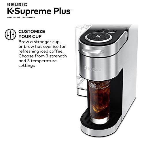 Keurig® K-Supreme Plus Single Serve K-Cup Pod Coffee Maker, MultiStream Technology, Stainless Steel