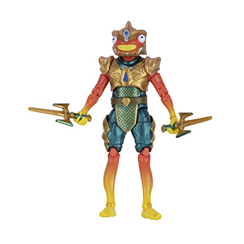 Fortnite Legendary Series Atlantean Fishstick, 6-inch Figure with Harvesting Tools, Weapon, Back Bling, Interchangeable Faces. Other Styles Include Blackheart, Scuba Jonesy, Scratch, and More