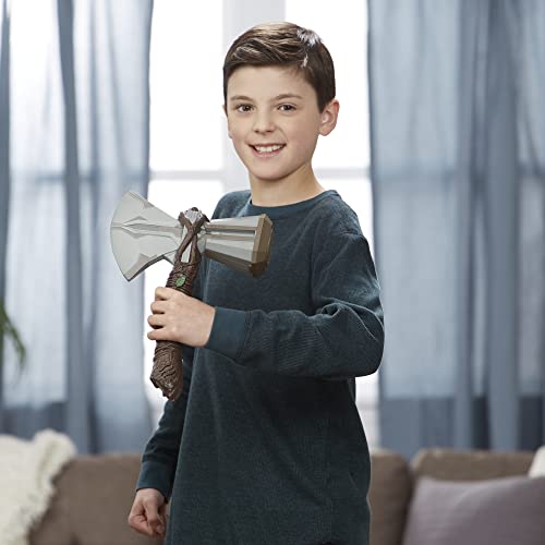 Marvel Hasbro Studios’ Thor: Love and Thunder Stormbreaker Electronic Axe Thor Roleplay Toy with Sound FX, Toys for Kids Ages 5 and Up