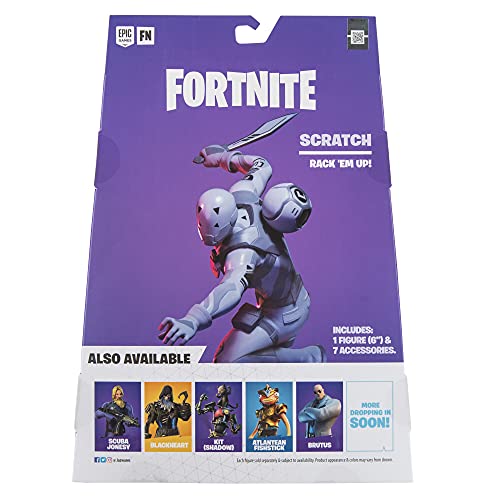 Fortnite Legendary Series 6-inch Scratch Figure with Accessories: Scuba Jonesy, Blackheart, Atlantean Fishstick & More