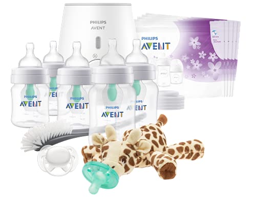 Philips AVENT Anti-Colic Baby Bottle with AirFree Vent Essentials Gift Set