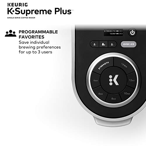 Keurig® K-Supreme Plus Single Serve K-Cup Pod Coffee Maker, MultiStream Technology, Stainless Steel