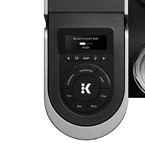 Keurig K-Cafe SMART Single Serve K-Cup Pod Coffee, Latte and Cappuccino Maker, Black