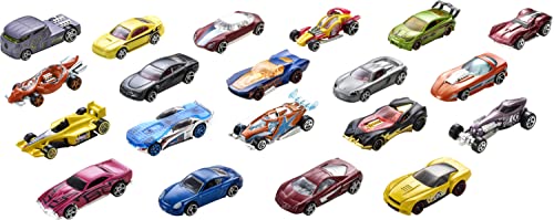 Hot Wheels 20-Car Gift Pack Assorted 116 Scale Toy Vehicles Great Gift for Kids and Collectors 3 to 93 Years Old Instant Collection for Beginners Perfect for Party Favor Giveaways