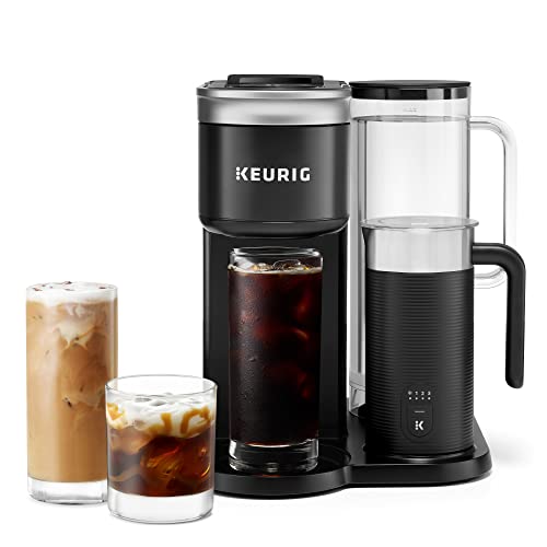 Keurig K-Cafe SMART Single Serve K-Cup Pod Coffee, Latte and Cappuccino Maker, Black