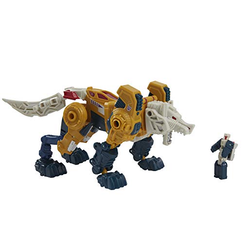 Transformers 2021 Modern Figure in Retro Packaging Decepticon Headmaster Weirdwolf with Monxo