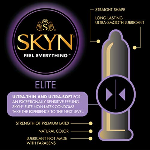 SKYN Elite Non-Latex Lubricated Condoms 12 Count