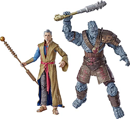 Marvel Legends Series Thor: Ragnarok 6"-Scale Movie-Inspired Grandmaster & Korg Collectible Action Figure Ages 4 and up, 2 Pack