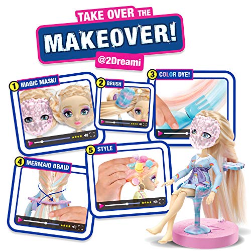 Failfix 2Dreami Epic Color 'N' Style Makeover Doll Pack - 8.5" Fashion Doll