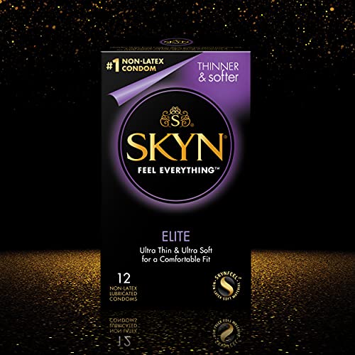 SKYN Elite Non-Latex Lubricated Condoms 12 Count