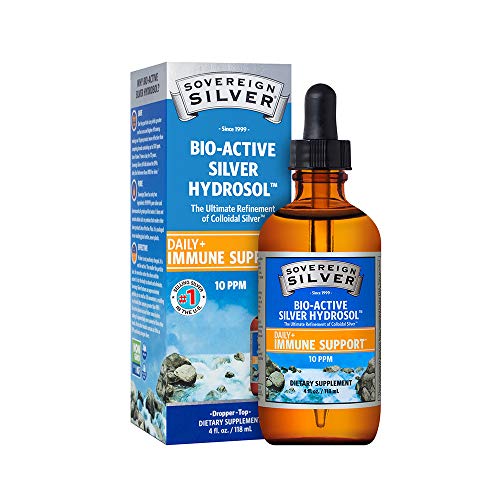 Sovereign Silver Bio-Active Silver Hydrosol for Immune Support - Colloidal Silver Liquid