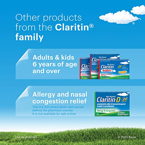 Claritin 24 Hour Allergy Chewables for Kids, Non Drowsy Allergy Relief, 30 Count