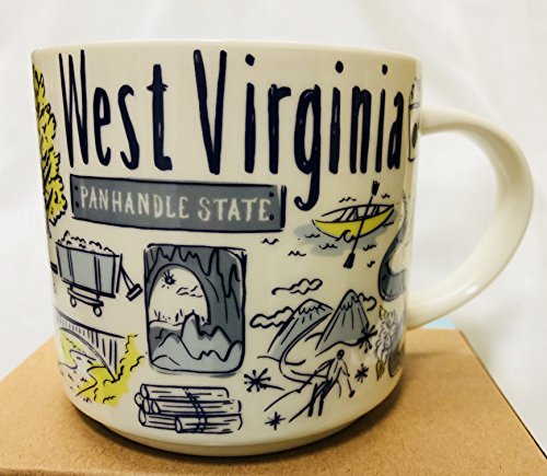 Starbucks West Virginia BEEN THERE SERIES ACROSS THE GLOBE COLLECTION Ceramic Coffee Mug 14 oz
