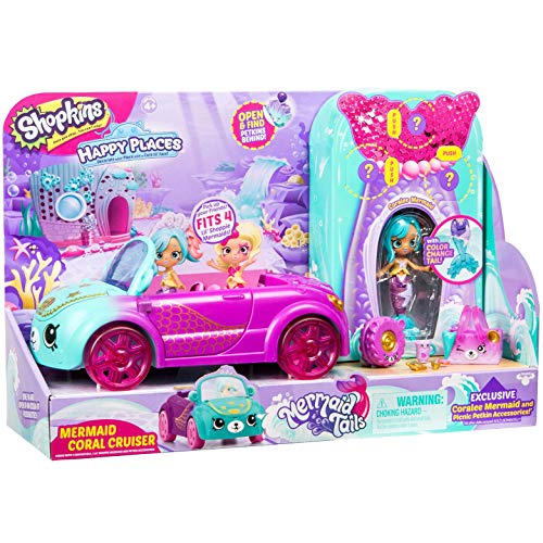 Shopkins Happy Places Mermaid Convertible, Multicolor (B07DYLC3H4)