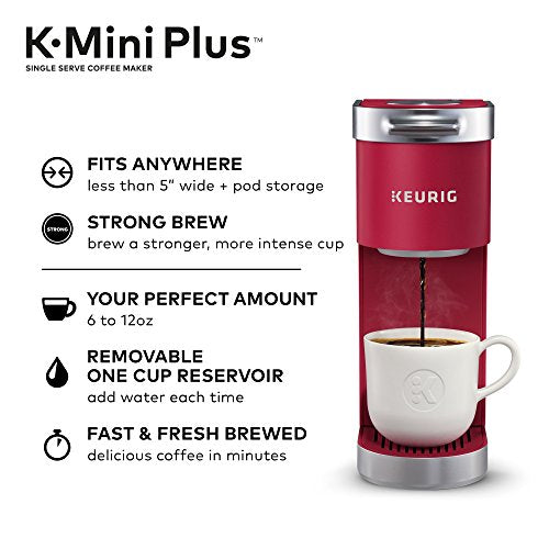 Keurig K-Mini Plus Single Serve K-Cup Pod Coffee Maker