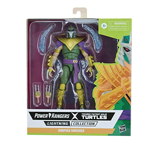 MMPR TMNT Power Rangers Lightning: Green Ranger Shredder Deluxe Action Figure