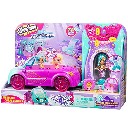 Shopkins Happy Places Mermaid Convertible, Multicolor (B07DYLC3H4)