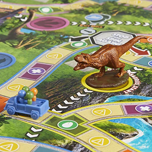 Hasbro Gaming The Game of Life Jurassic Park Edition, Family Board Game for Kids Ages 8 and Up, Inspired by The Original Hit Movie