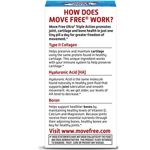 Move Free Ultra with UC-II Joint Health Tablet, 30 Count