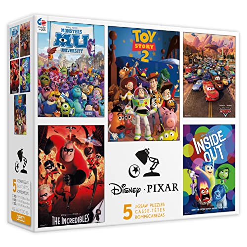 Ceaco - Disney/Pixar 5 in 1 Multipack Jigsaw Puzzle Sets