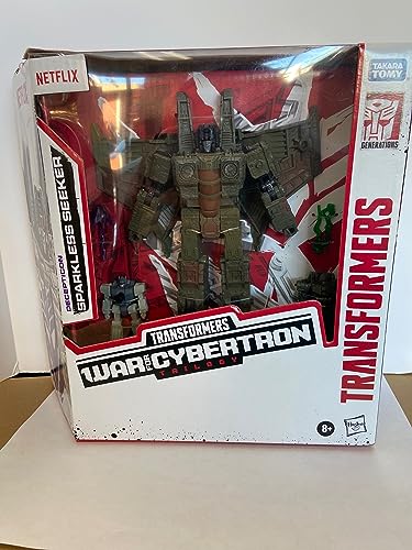 Transformers War for Cybertron Trilogy Deceptican Sparkless Zombie Seeker Toy Figure, Multicolor