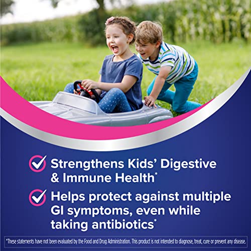 Florastor Kids Daily Probiotic Supplement, Unflavored Powder Mixes with Food or Beverage, Use with Antibiotics, Saccharomyces Boulardii CNCM I-745 (20 Powder Sticks), Packaging May Vary