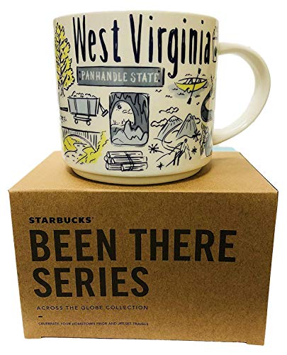 Starbucks West Virginia BEEN THERE SERIES ACROSS THE GLOBE COLLECTION Ceramic Coffee Mug 14 oz