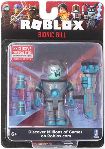 Roblox Bionic Bill 2.5 Inch Figure with Exclusive Virtual Item Code