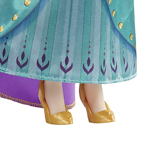 Frozen Disney's 2 Queen Anna Fashion Doll, Dress, Shoes, and Long Red Hair, Toy for Kids 3 Years Old and Up