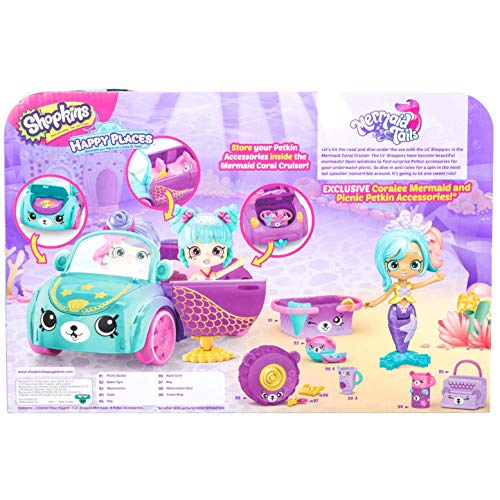 Shopkins Happy Places Mermaid Convertible, Multicolor (B07DYLC3H4)