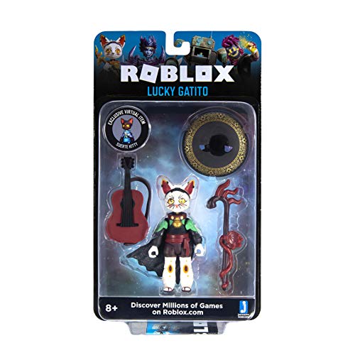 Roblox Imagination Collection - Lucky Gatito Figure Pack [Includes Exclusive Virtual Item]