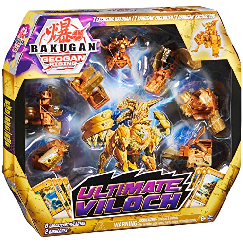 Bakugan Ultimate Viloch, 7-in-1 Exclusive, Includes BakuCores and Trading