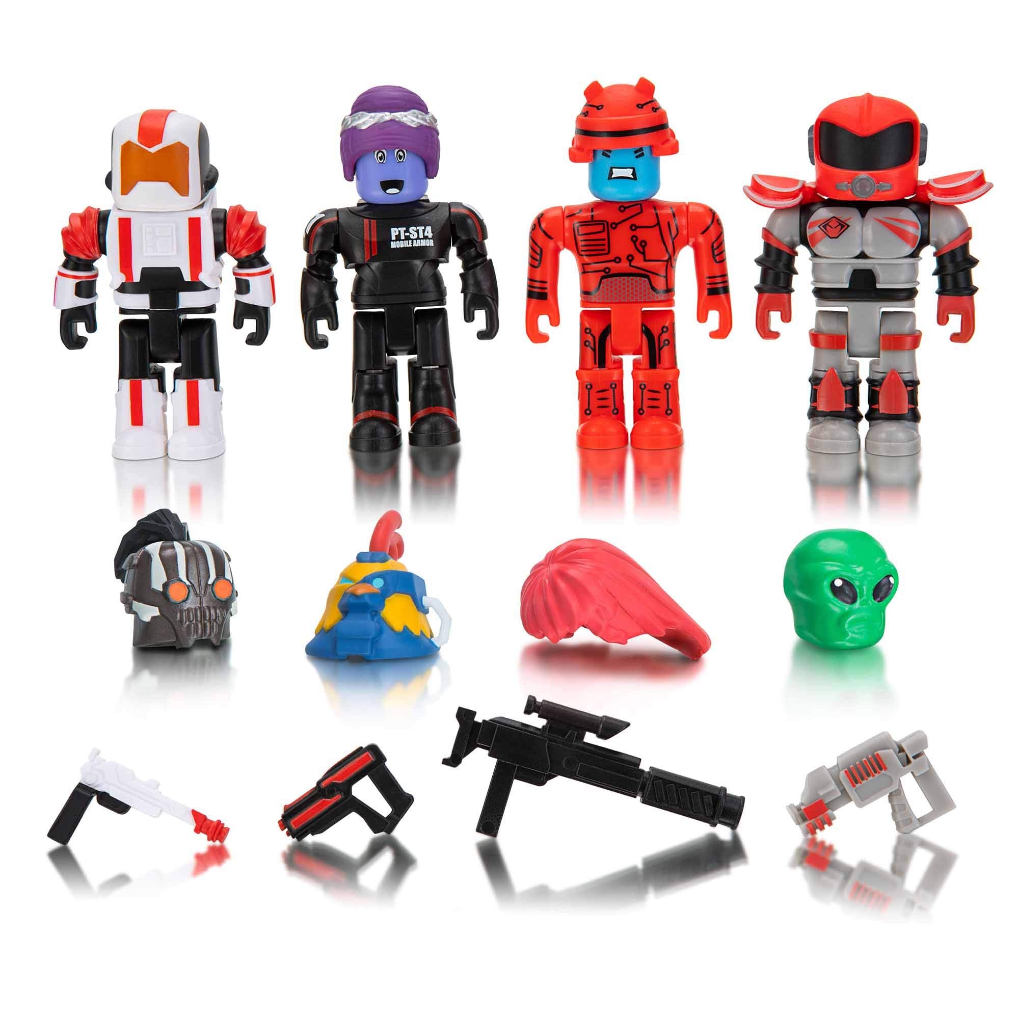 Roblox Action Collection - Star Commandos Four Figure Pack [Includes Exclusive Virtual Item]